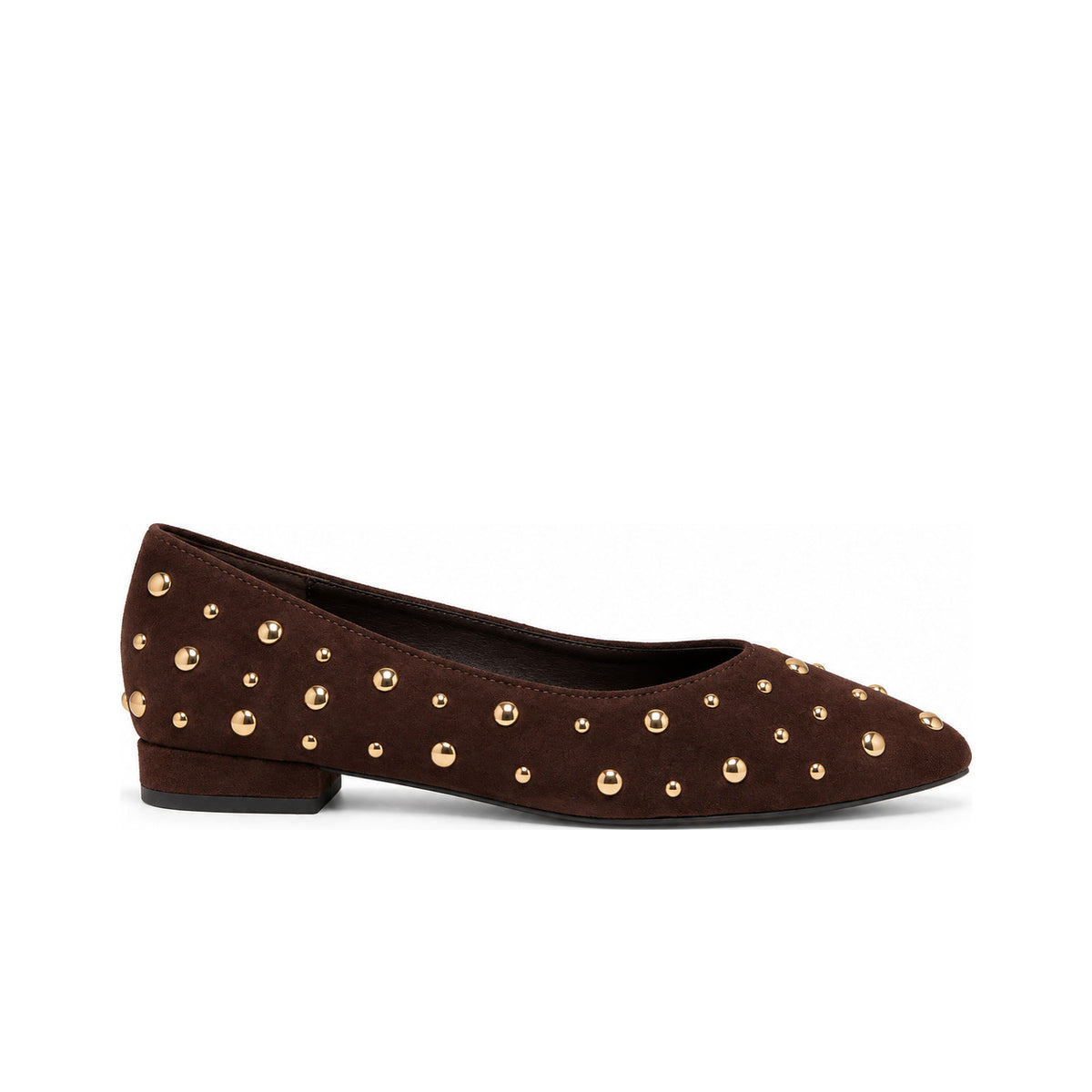 DOSPIES MUJER ZAPATO VESTIR TACON BAJO TACHAS 262005
