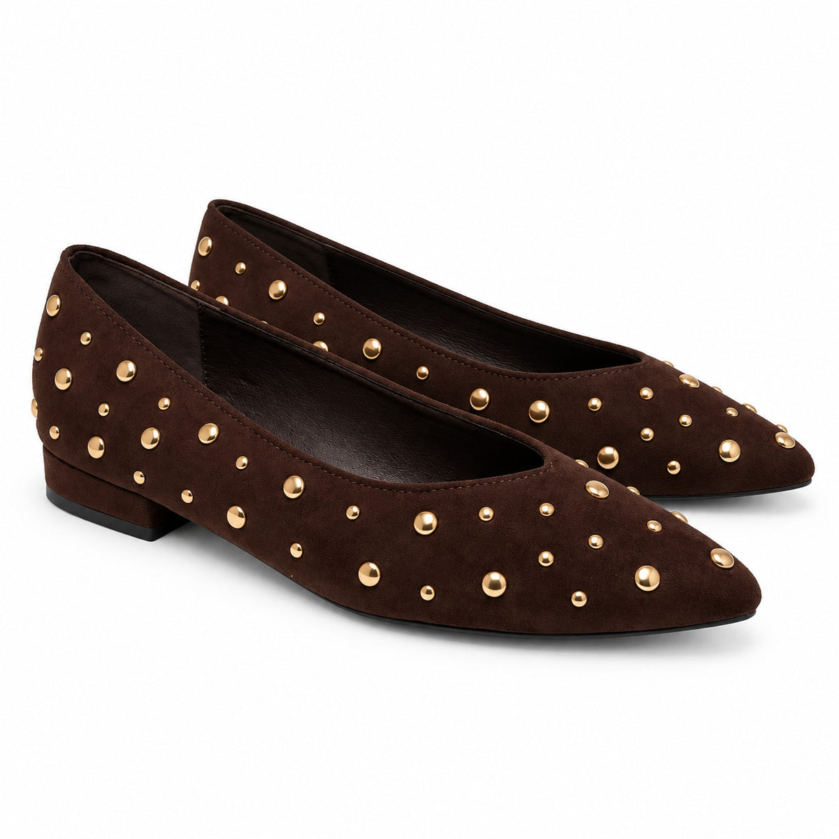 DOSPIES MUJER ZAPATO VESTIR TACON BAJO TACHAS 262005