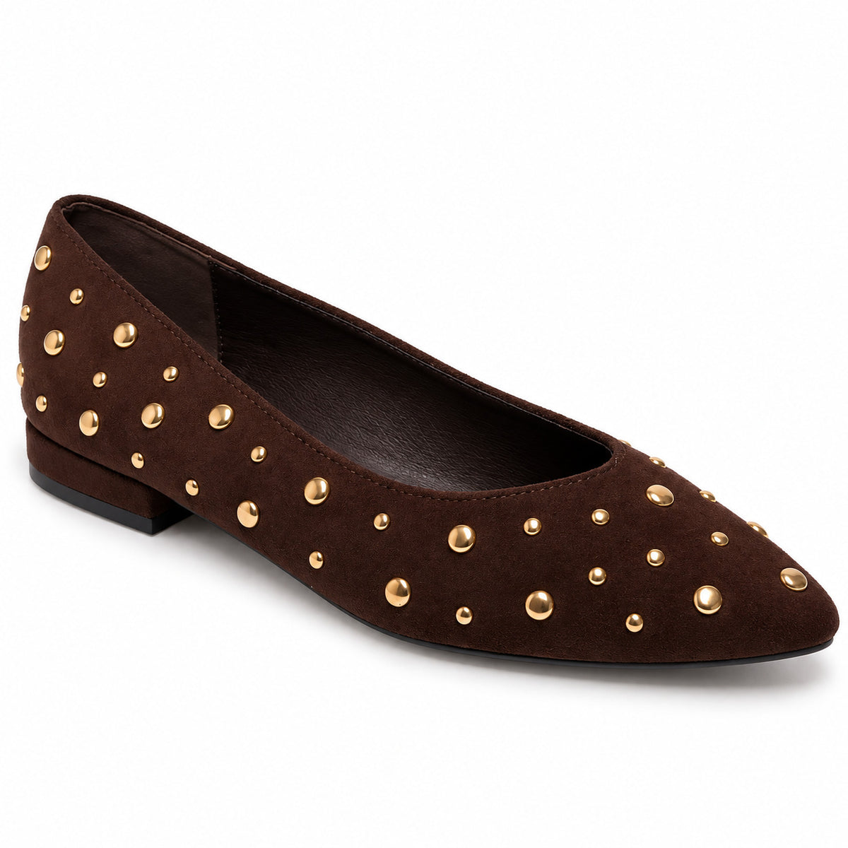 DOSPIES MUJER ZAPATO VESTIR TACON BAJO TACHAS 262005