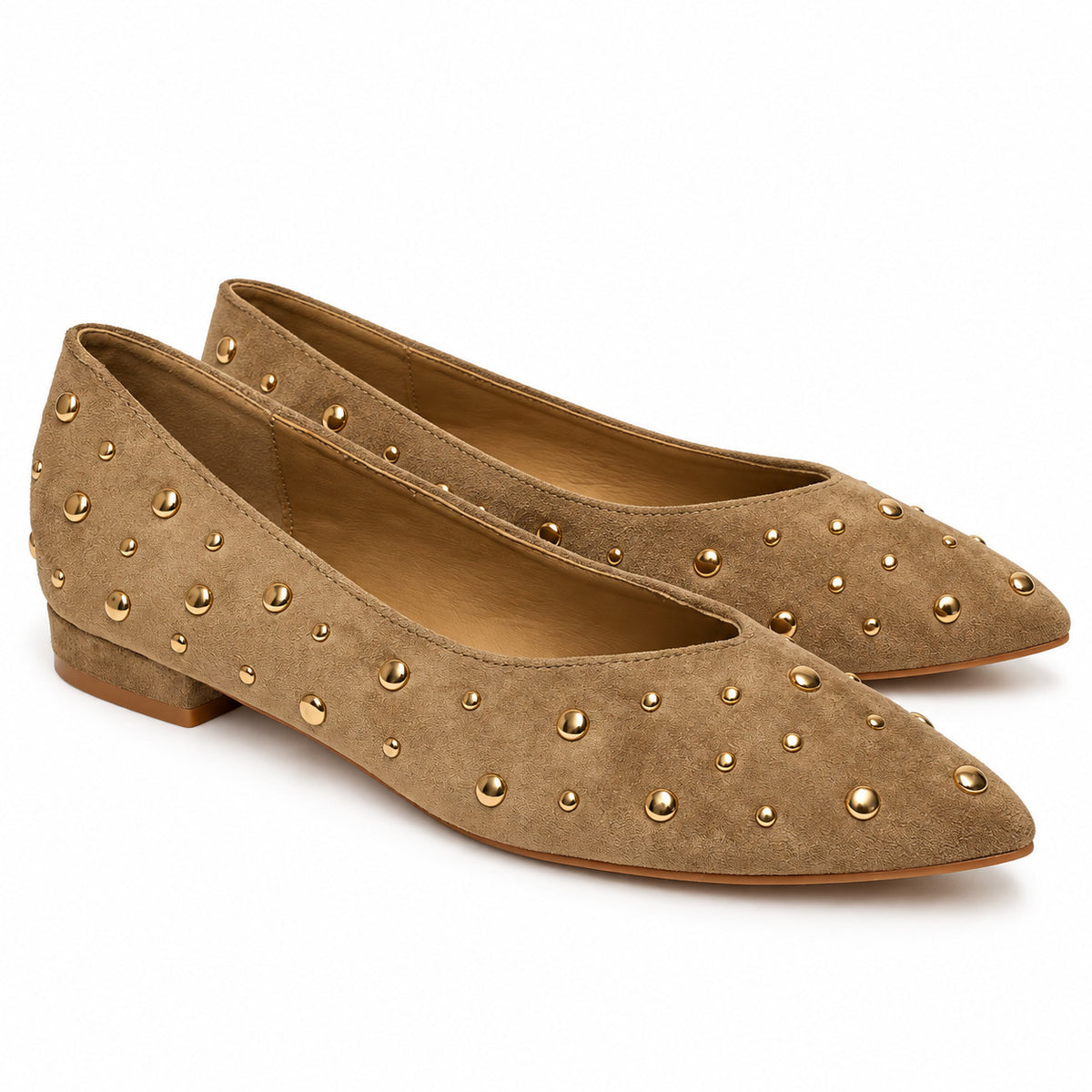 DOSPIES MUJER ZAPATO VESTIR TACON BAJO TACHAS 262005