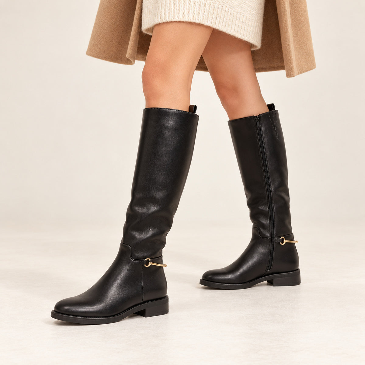 DOSPIES MUJER BOTA ALTA CASUAL PLANA 262042