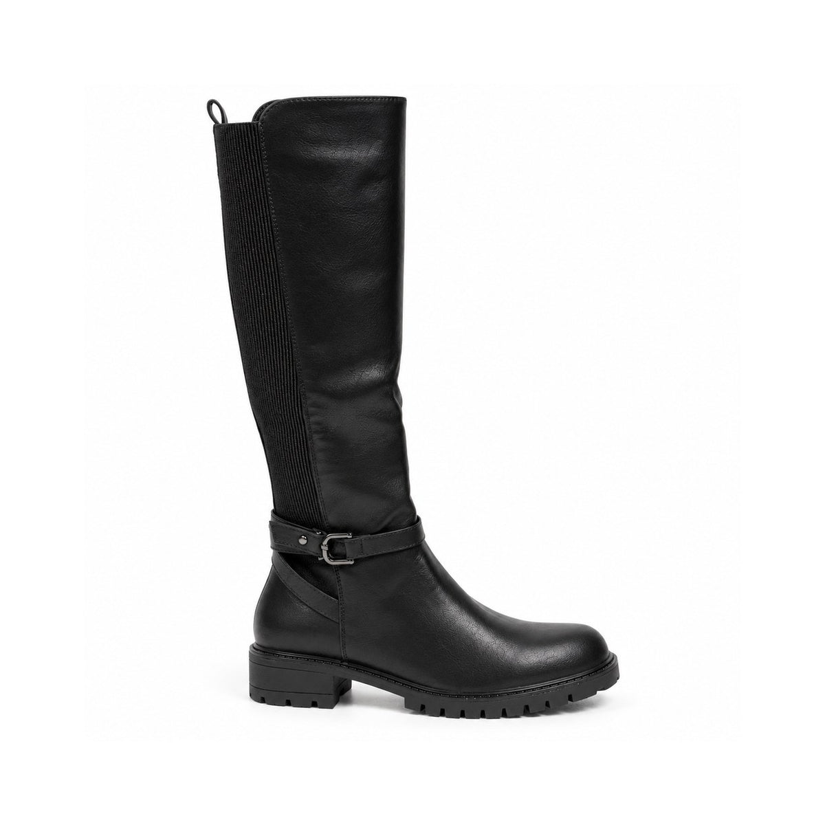 DOSPIES MUJER BOTA ALTA ELASTICA PLANA