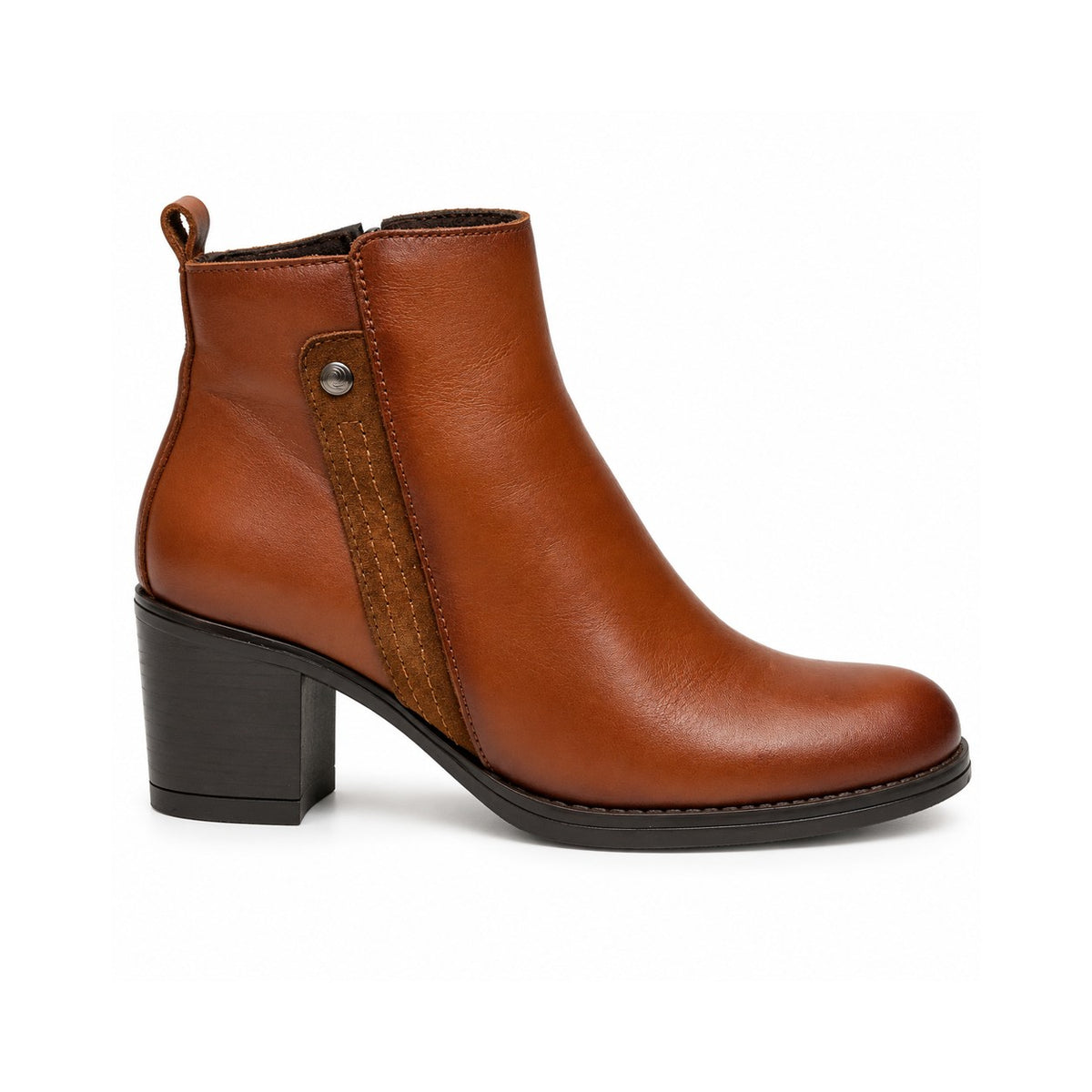 MUJER BOTIN PIEL TACON 