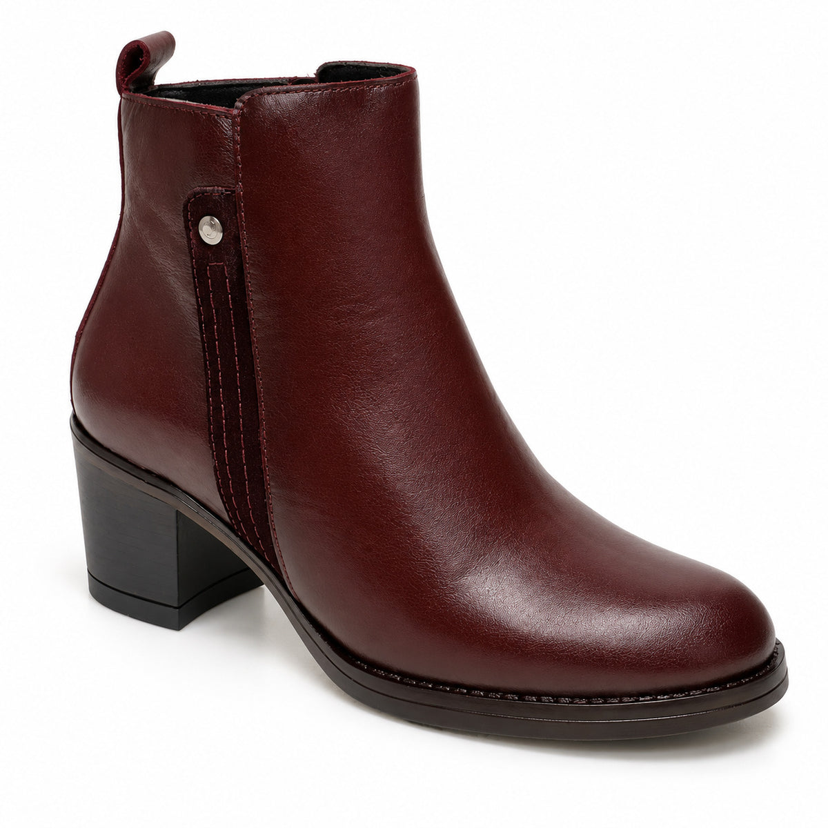 MUJER BOTIN PIEL TACON 