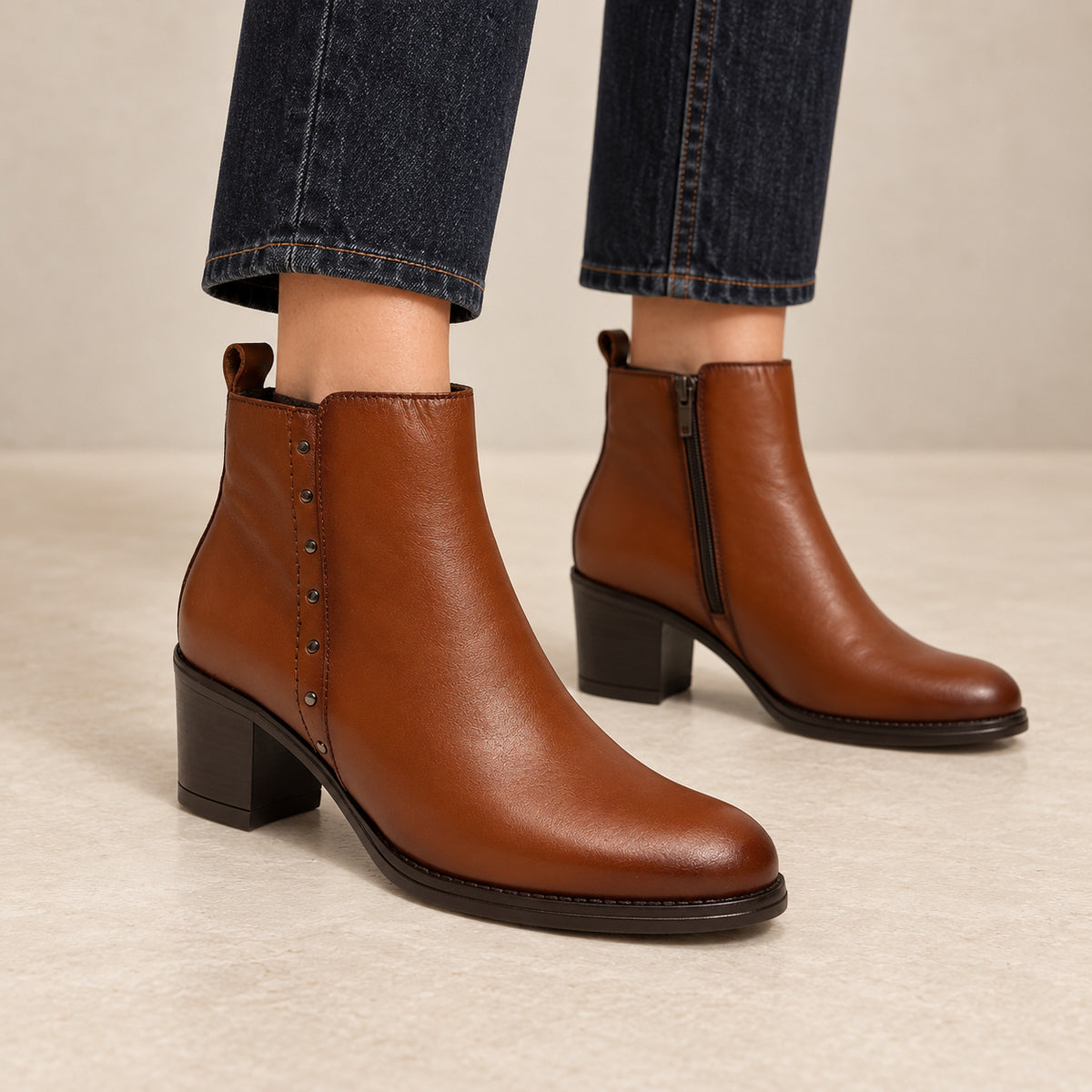 OHLALA MUJER BOTIN PIEL