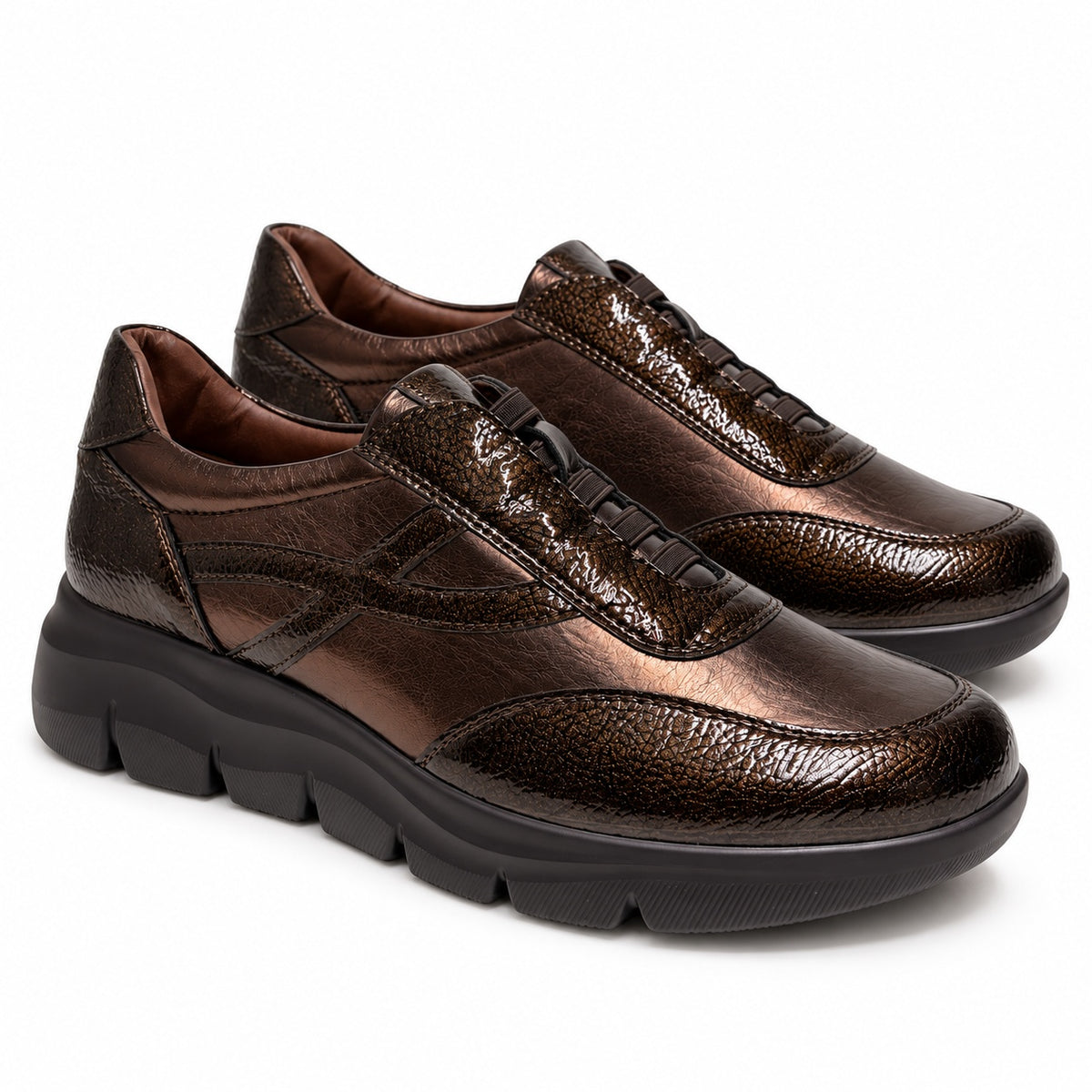 DOSPIES MUJER ZAPATOS CUÑA SPORT CORDÓN ELÁSTICO