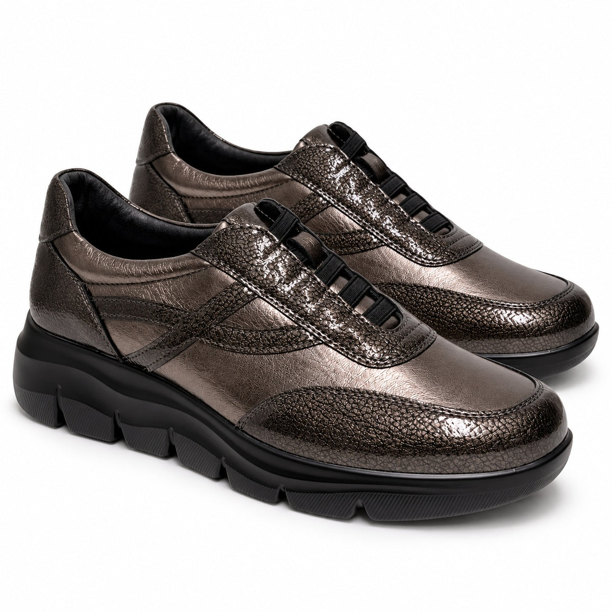 DOSPIES MUJER ZAPATOS CUÑA SPORT CORDÓN ELÁSTICO