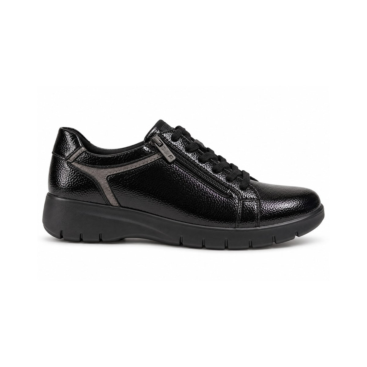 DOSPIES MUJER ZAPATOS CASUAL CUÑA CREMALLERA LATERAL