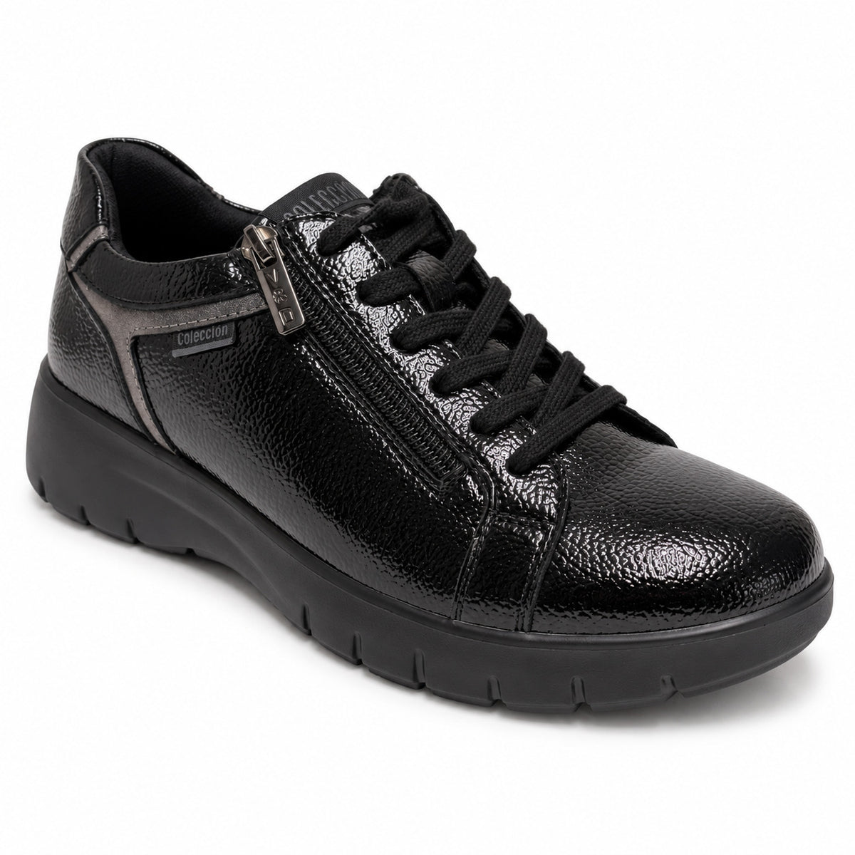 DOSPIES MUJER ZAPATOS CASUAL CUÑA CREMALLERA LATERAL