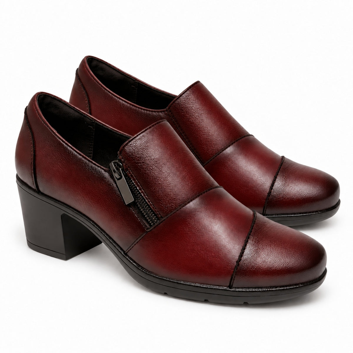 DOSPIES MUJER ZAPATOS ABOTINADOS TACÓN