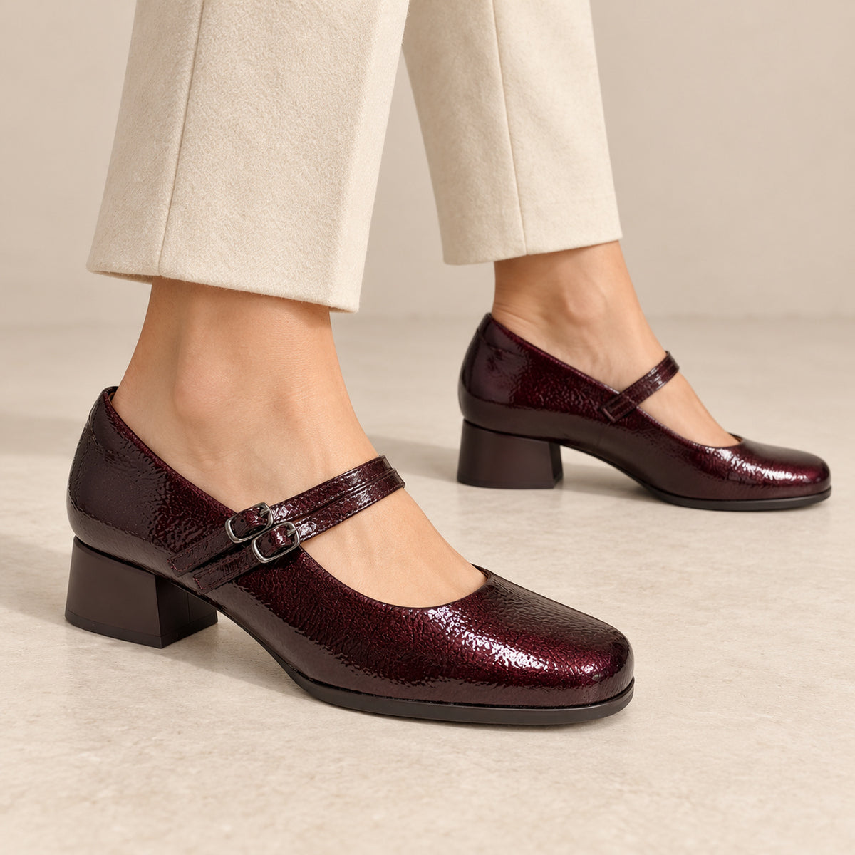 DOSPIES MUJER ZAPATOS MERCEDITAS CHARON CON TACÓN