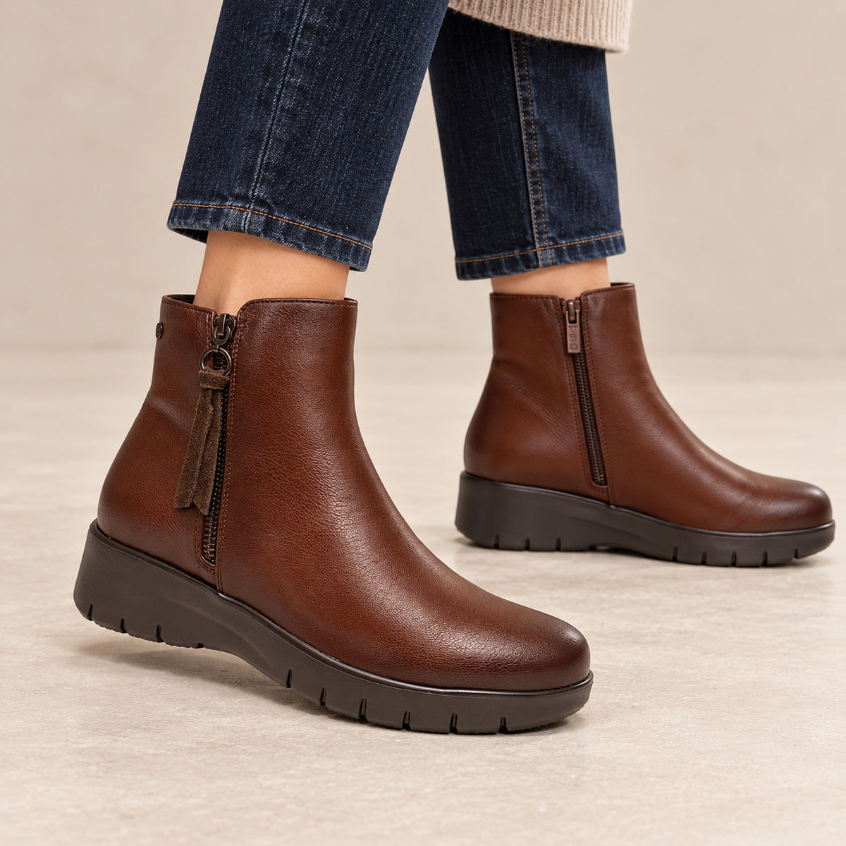 DOSPIES MUJER BOTIN CASUAL CUÑA
