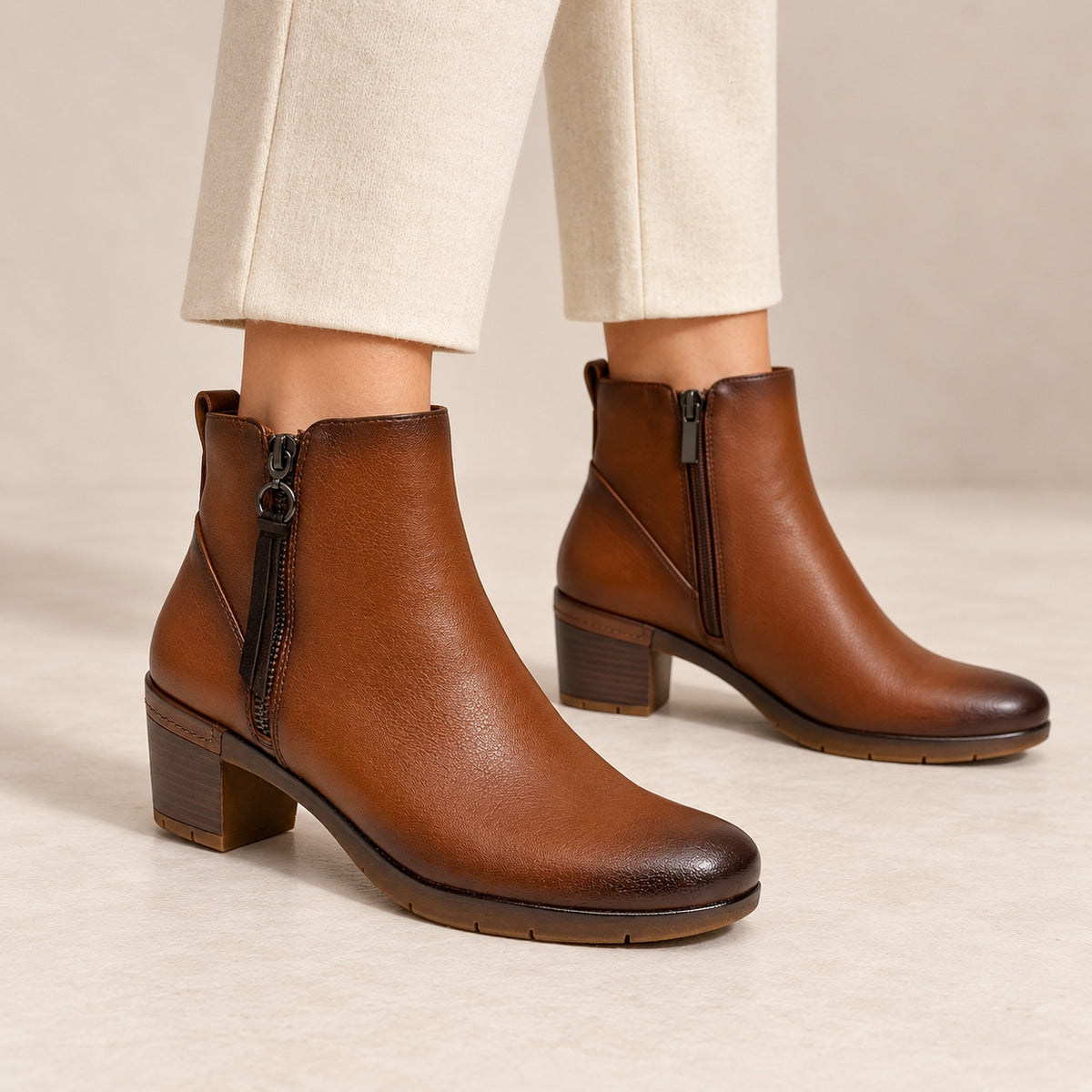 DOSPIES MUJER BOTIN CASUAL TACÓN