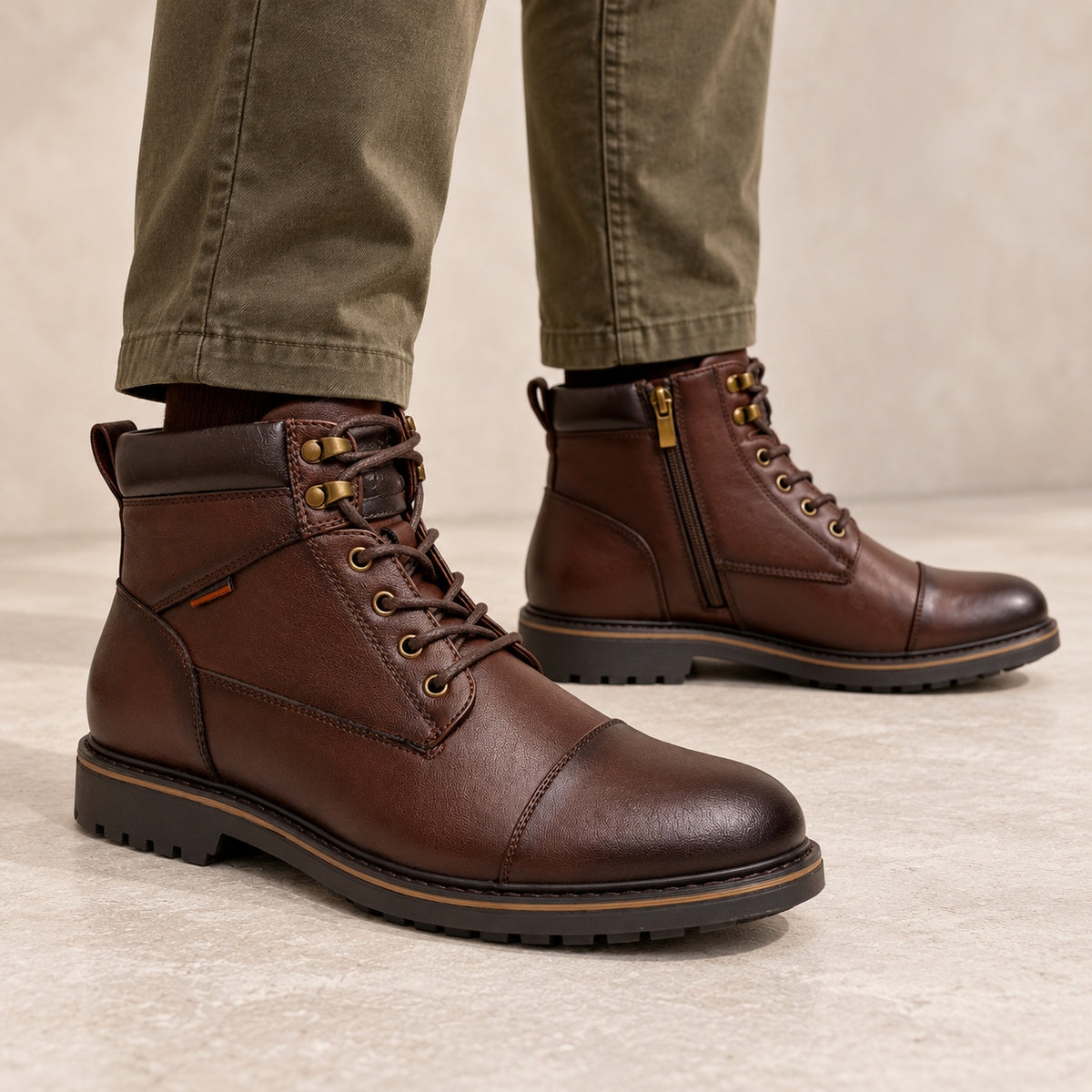 DOSPIES HOMBRE BOTIN CON CORDONES