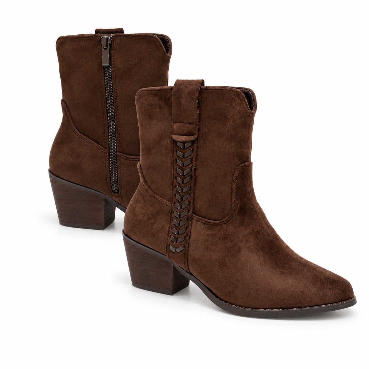 DOSPIES MUJER BOTIN COUNTRY TACON MEDIO TRENZA