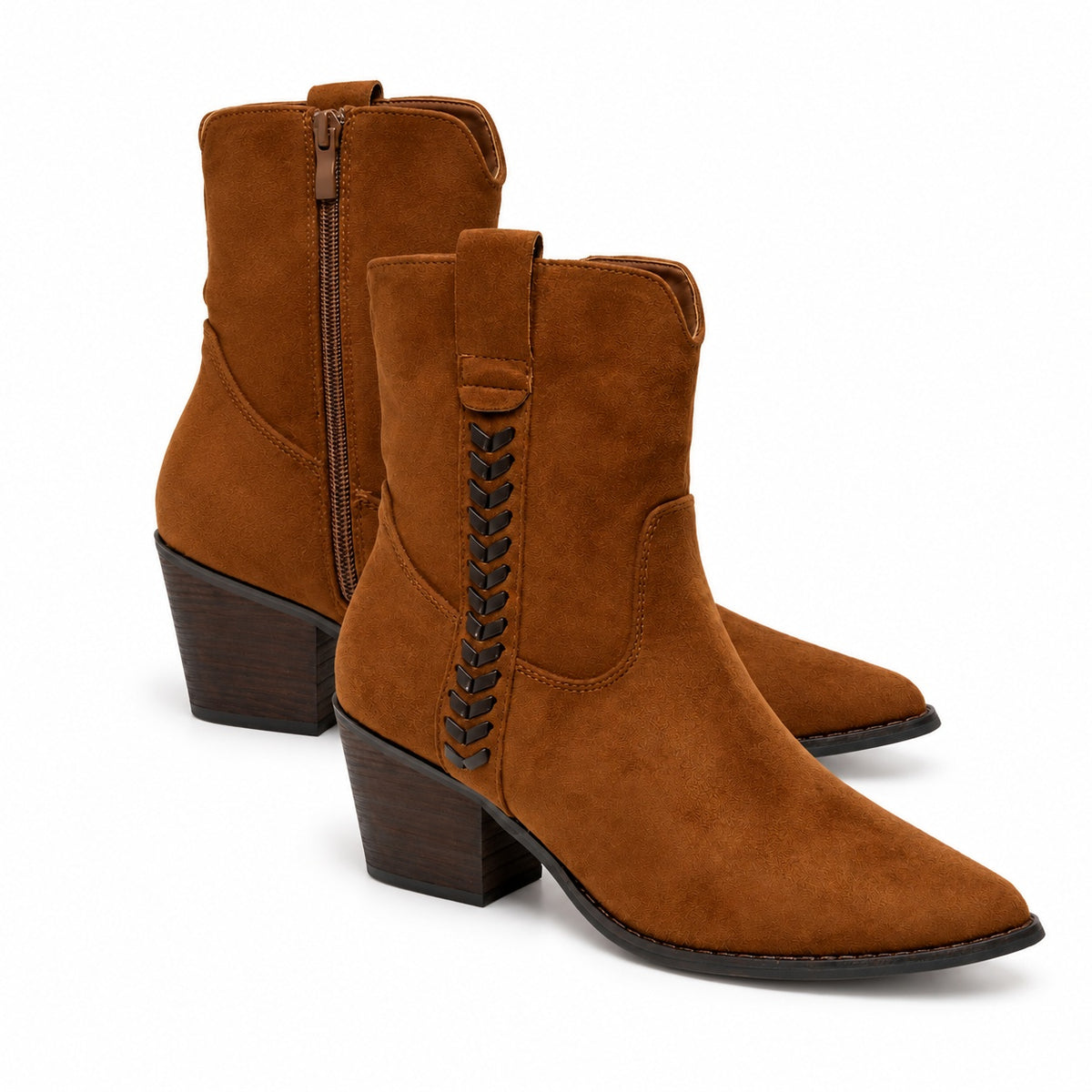 DOSPIES MUJER BOTIN COUNTRY TACON MEDIO TRENZA