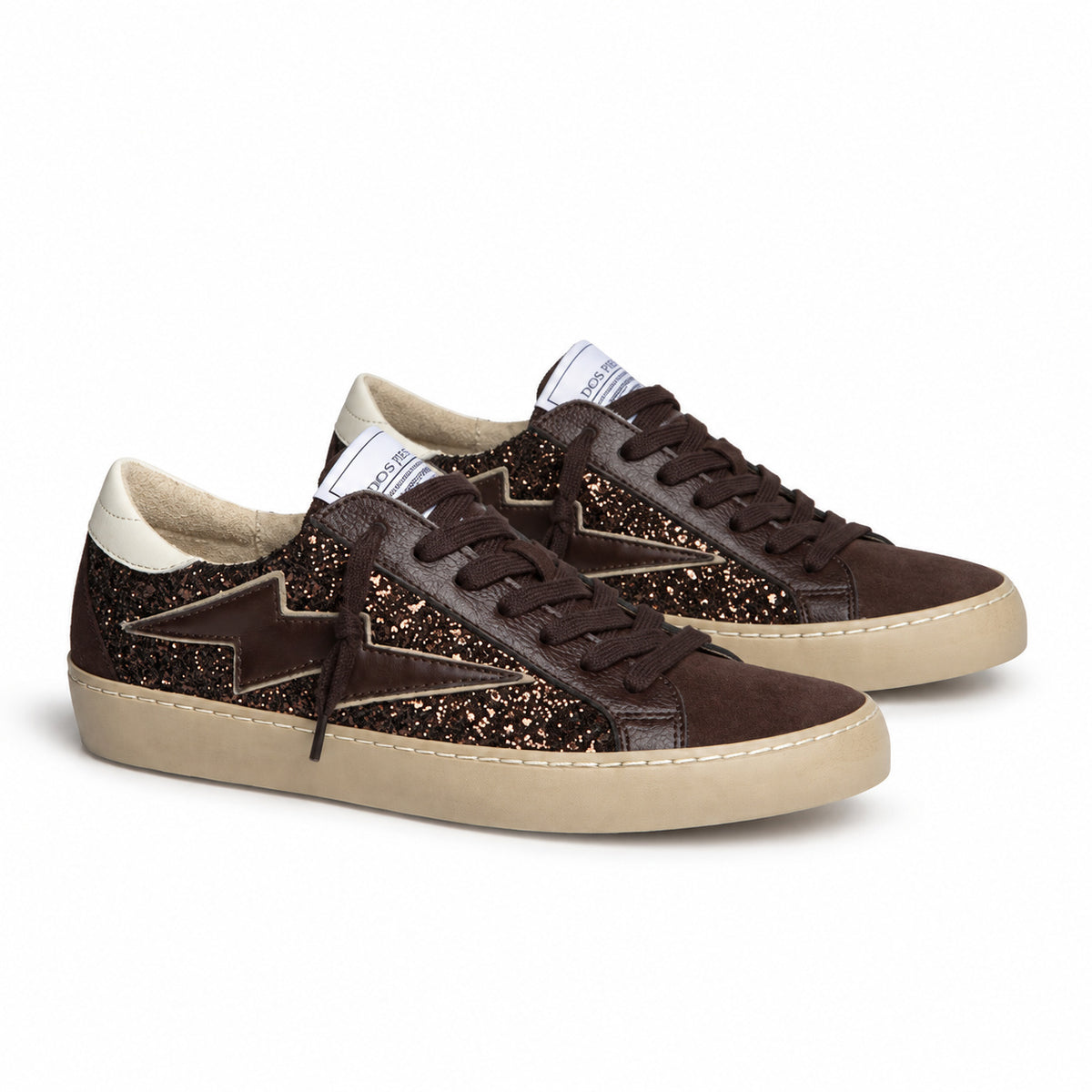 DEPORTIVOS SNEAKERS GLITTER MUJER DOSPIES