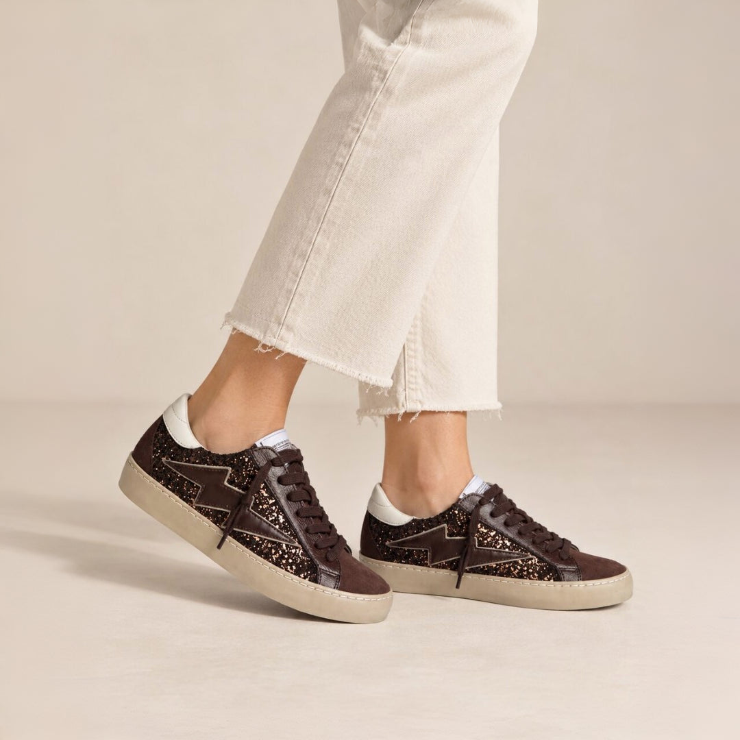 DEPORTIVOS SNEAKERS GLITTER MUJER DOSPIES